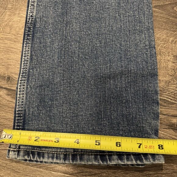 Wrangler Retro Sadie Bootcut Jeans Sz 25 32L Low Rise Blue Denim Embroidered New - Picture 9 of 11